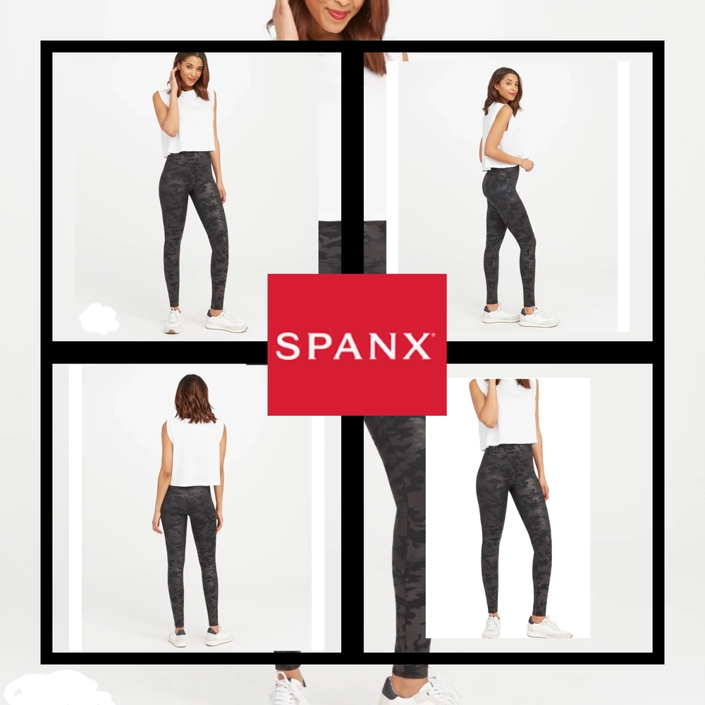 🌠 Spanx Blk & Grey Camouflage Leggings 🌠